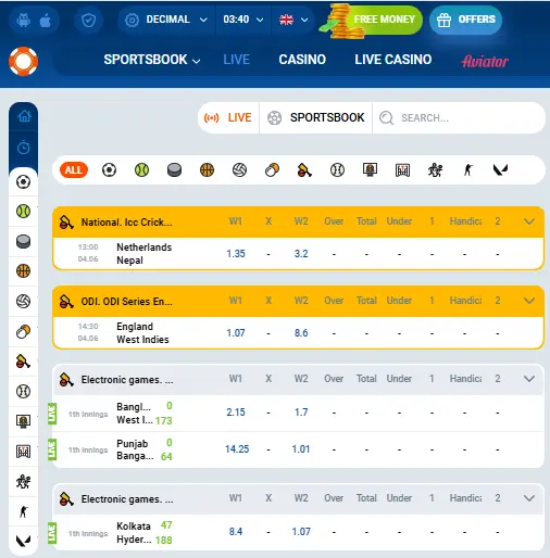 mostbet sports betting