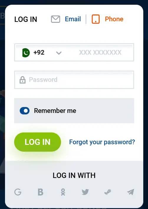 mostbet login